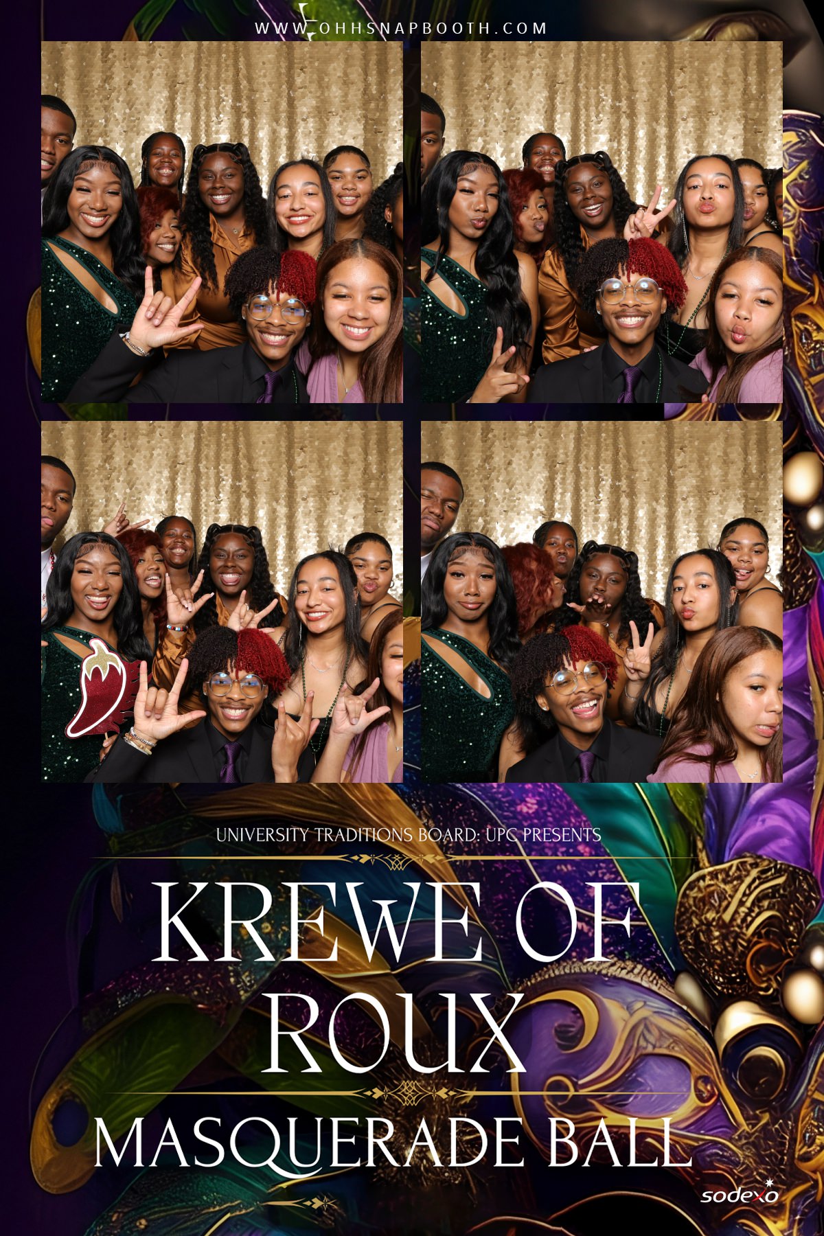Baton Rouge Mardi Gras photo booth image 272