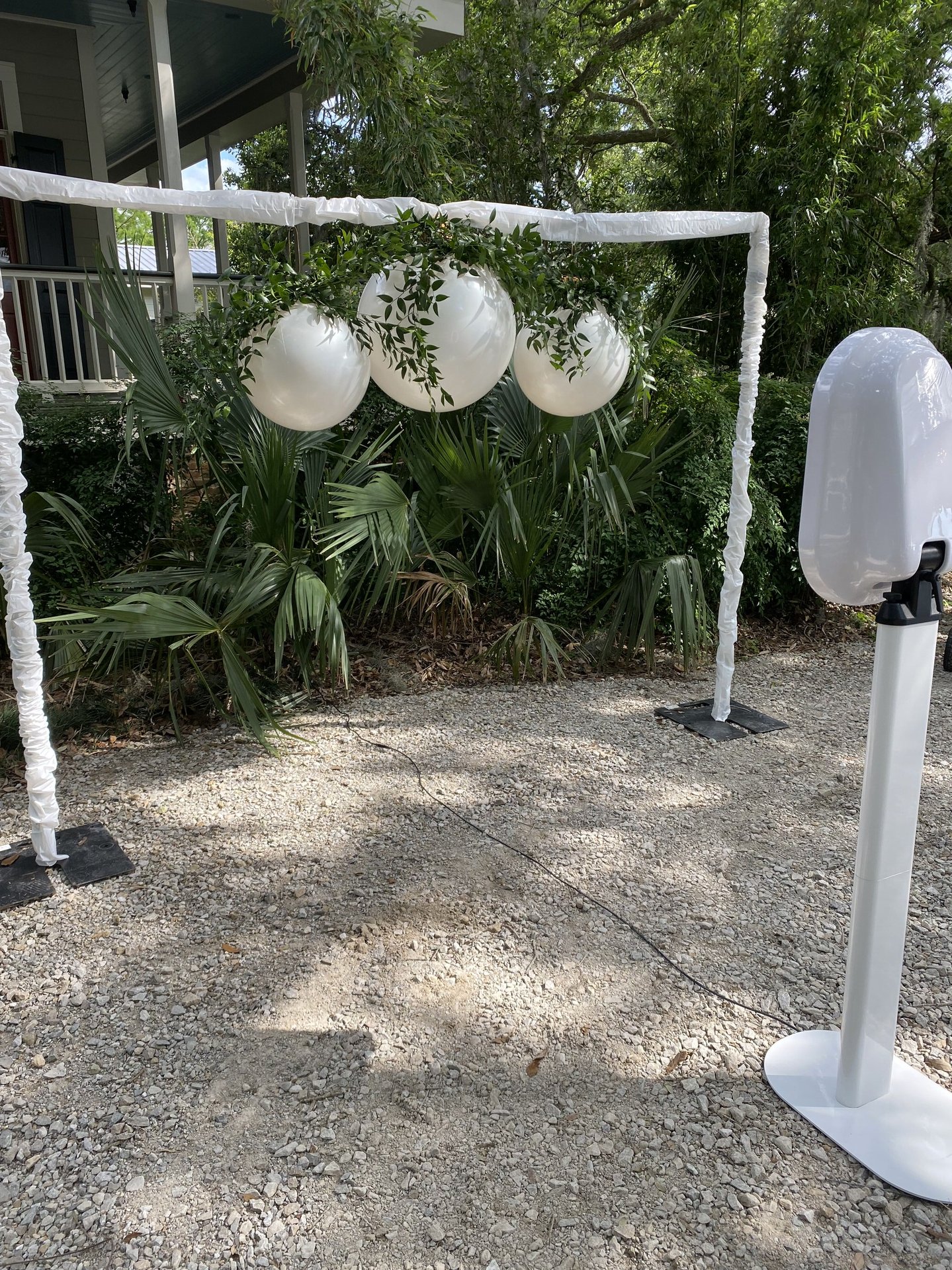 Baton Rouge Custom Wedding Social Booth Backdrop