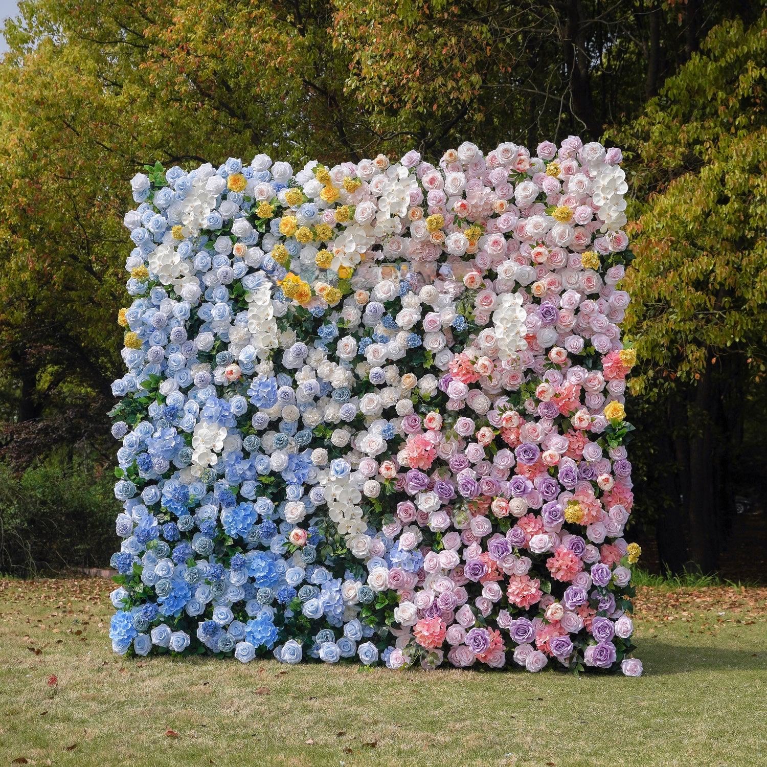 Baton Rouge, LA Backdrop Rental | Rose - Berry Flower Wall
