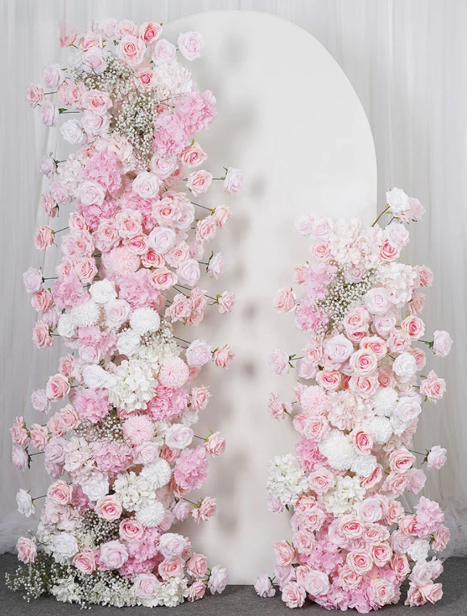 Baton Rouge, LA Backdrop Rental | Ballet Pink Pillars